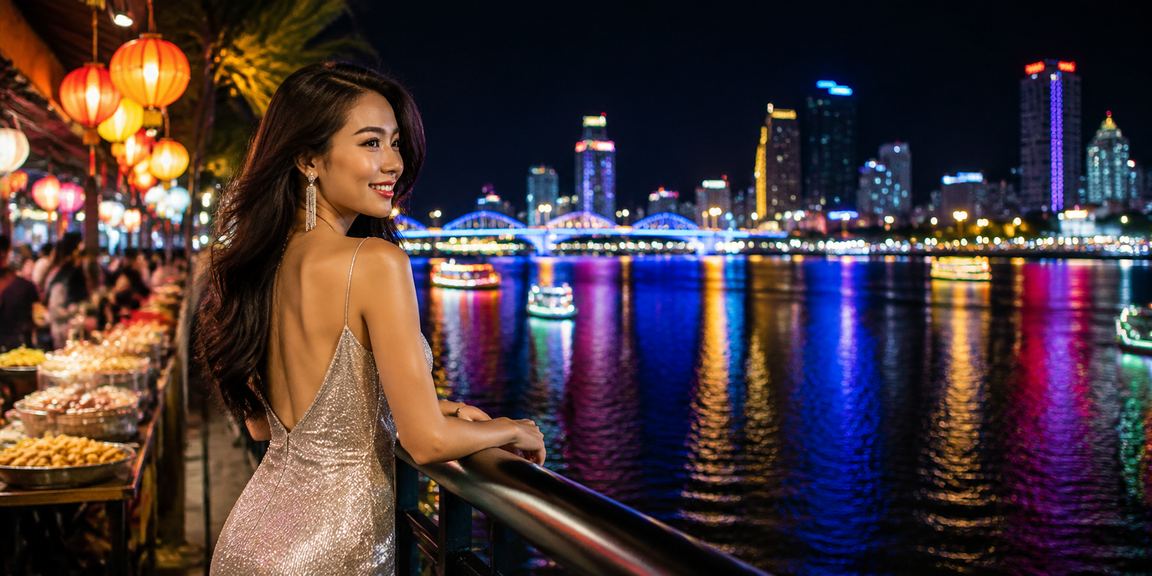 Người dùng tại Đà Nẵng đặt cược trực tuyến an toàn vào buổi tối tại khu chợ đêm