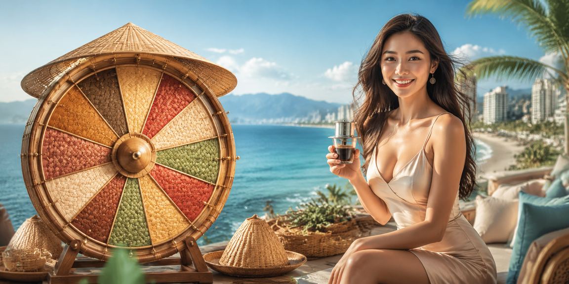 Sự kiện may mắn tại Đà Nẵng với nón lá truyền thống và không khí lễ hội thể thao
