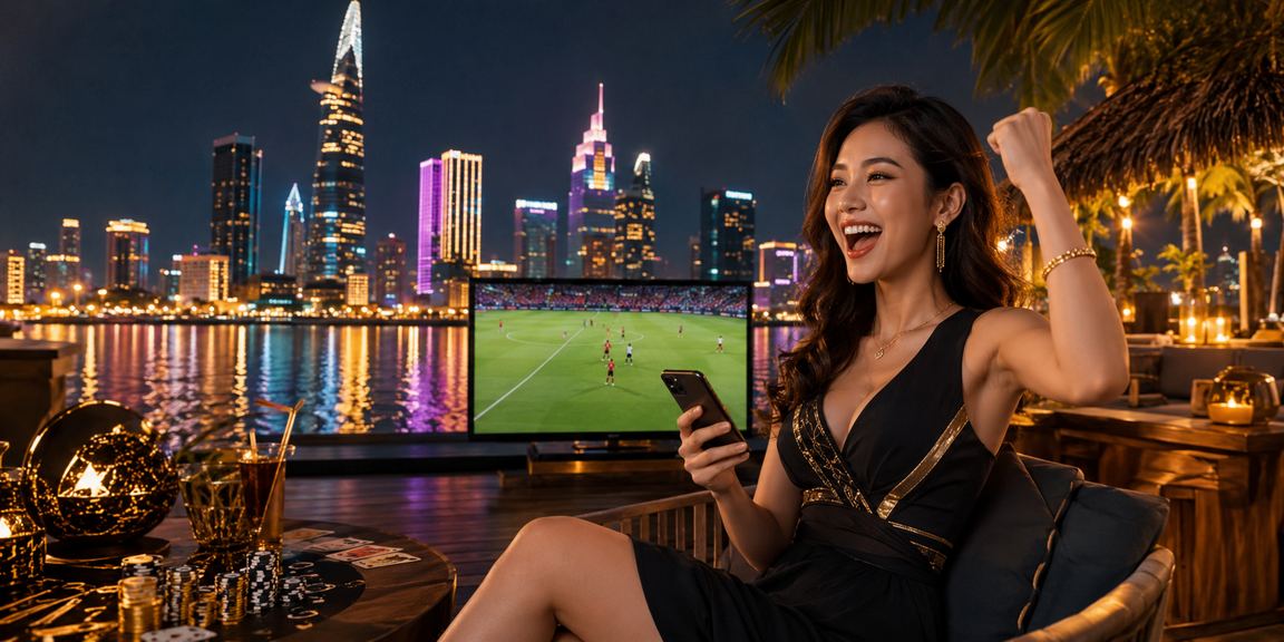 Khôngkhí sôi động trò chơi bài neon tại Hồ Chí Minh