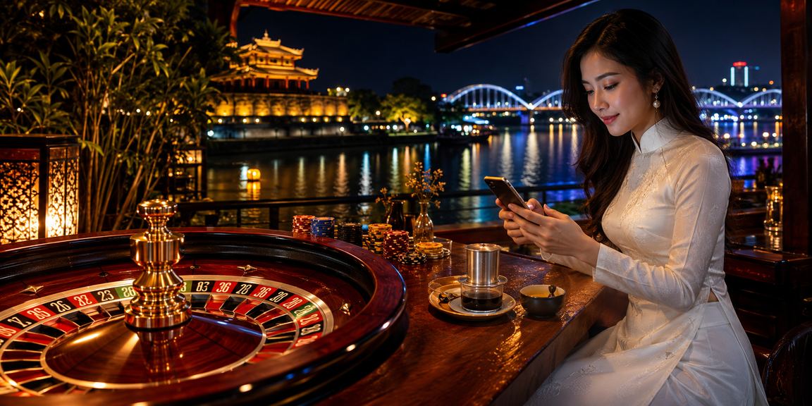 Khung cảnh Huế cổ kính kết hợp với trò chơi roulette – nét đặc sắc văn hóa trong thế giới casino Việt